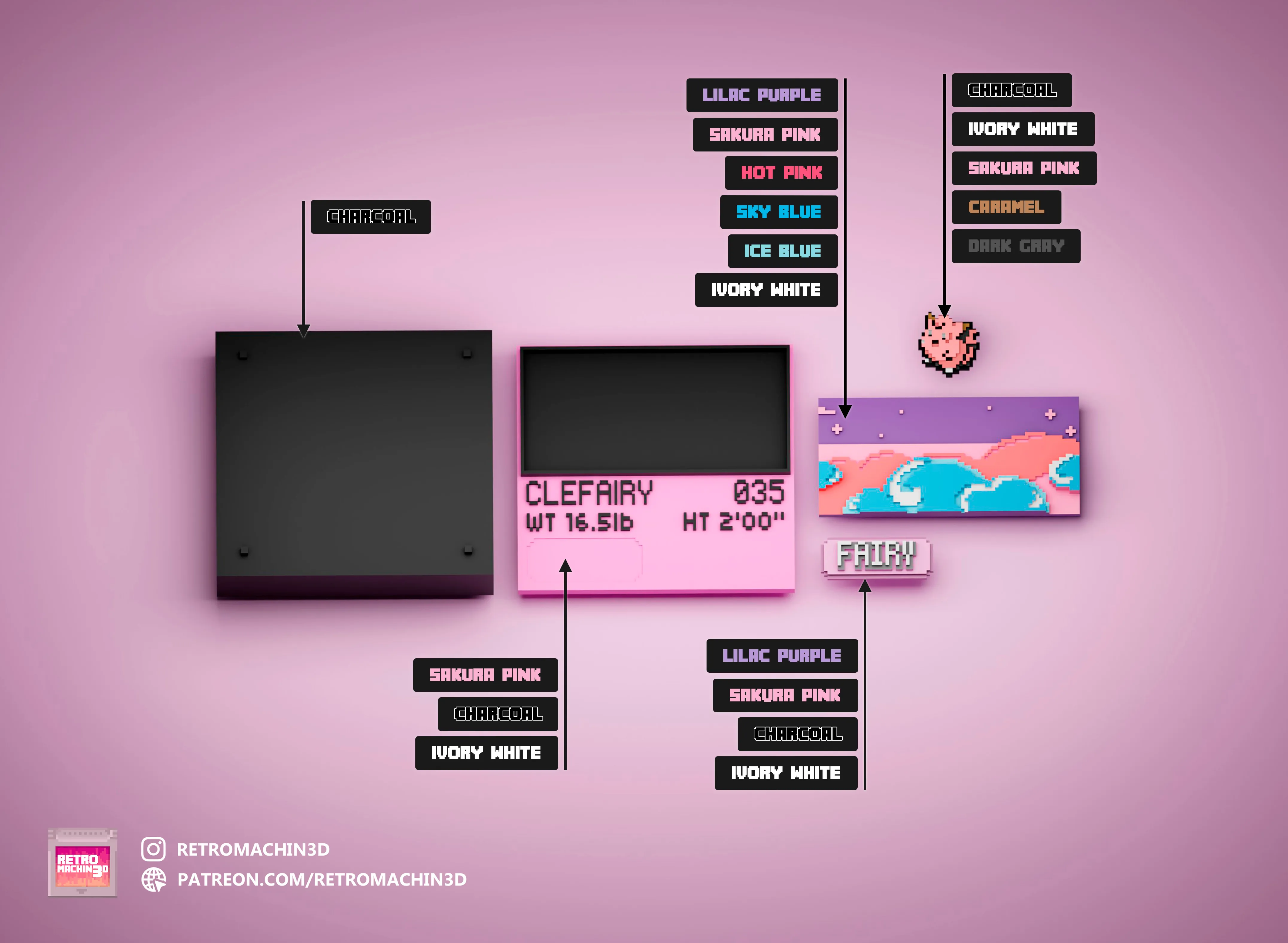 Clefairy color reference