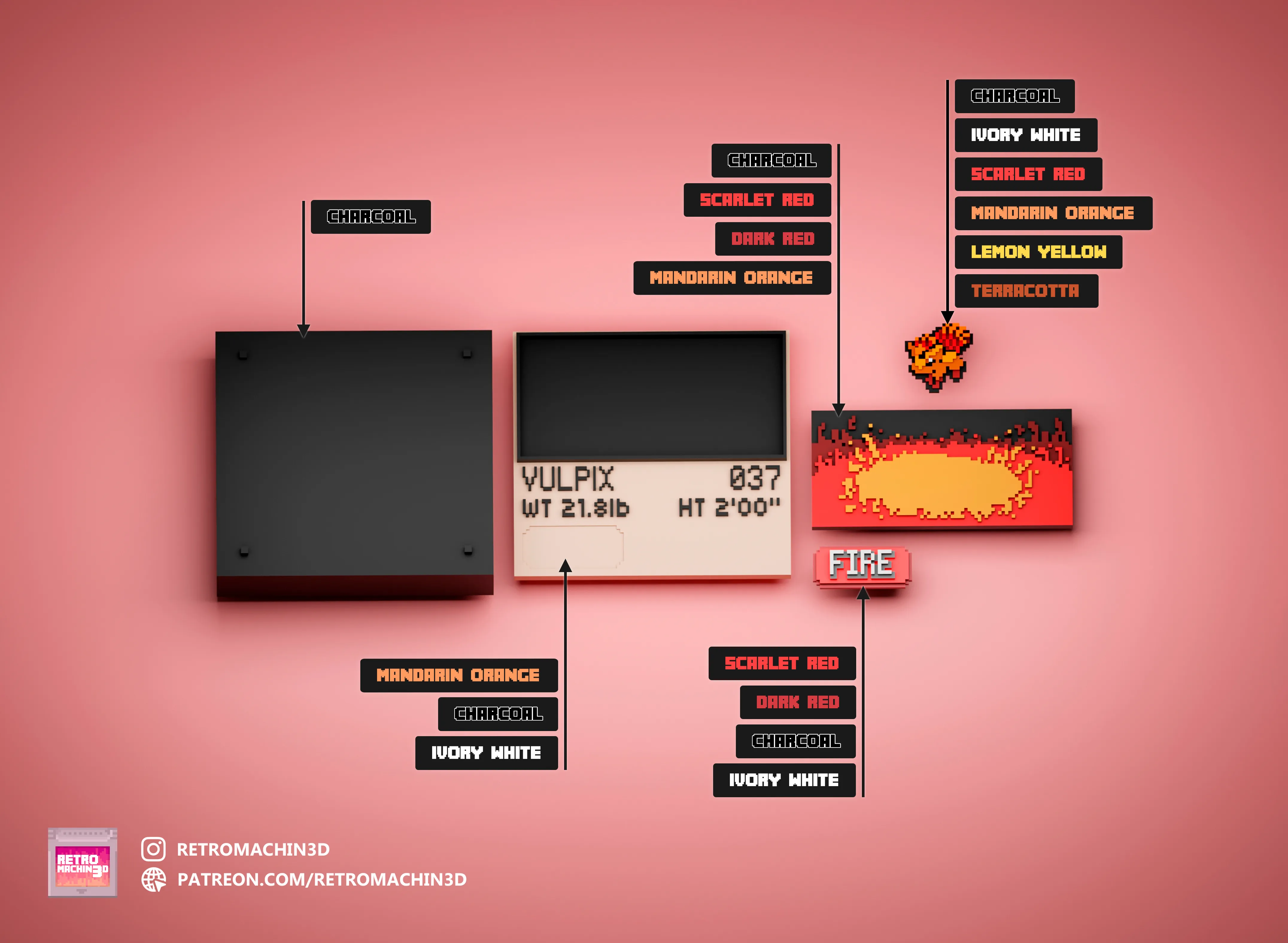 Vulpix color reference