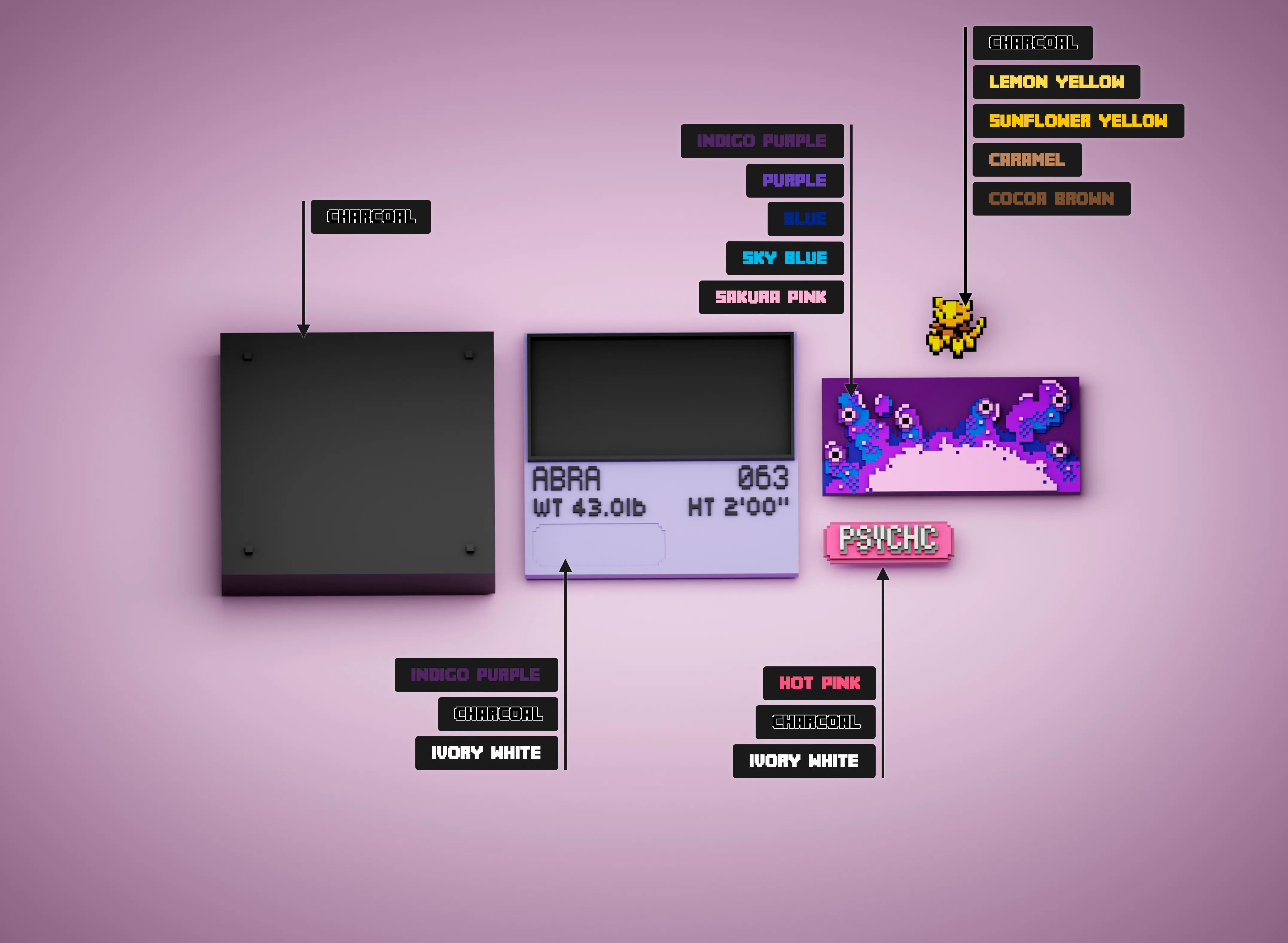 Abra color reference