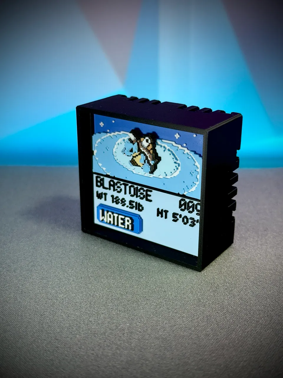 Blastoise real printed model - angle view