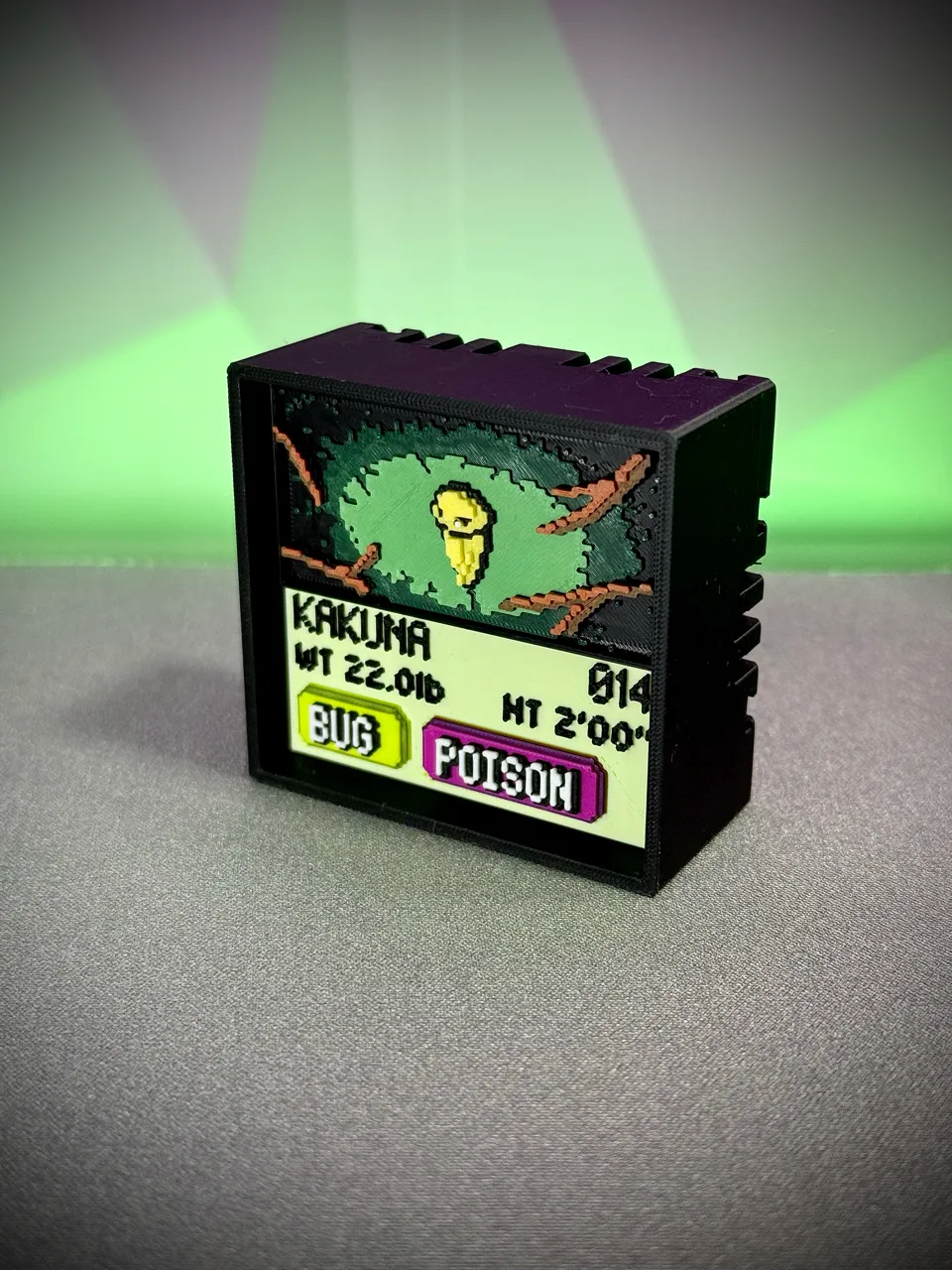 Kakuna real printed model - angle view