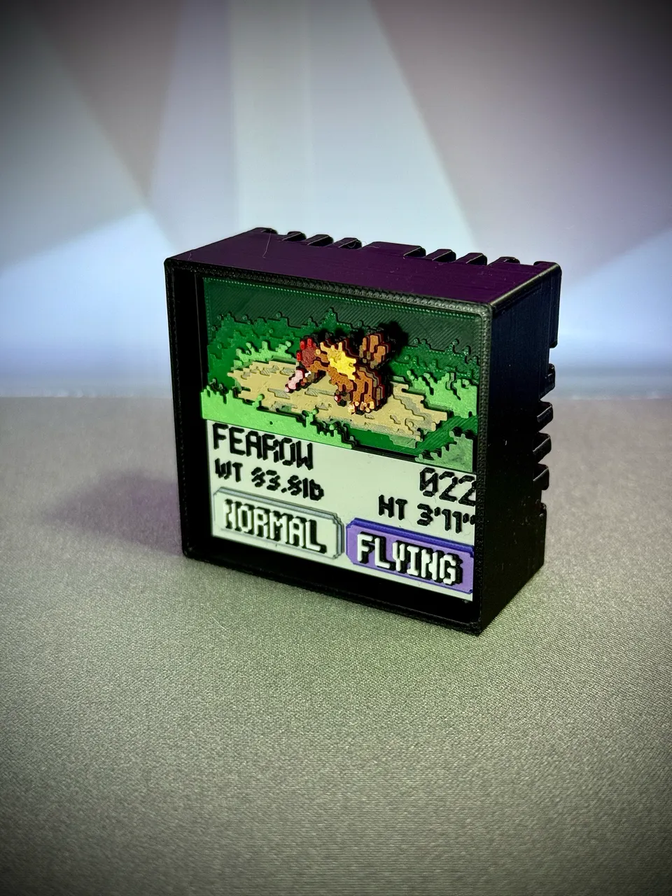 Fearow real printed model - angle view