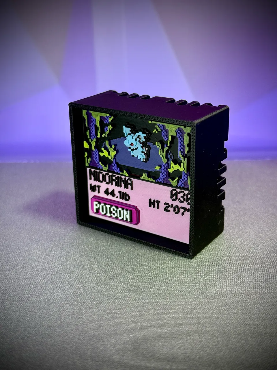 Nidorina real printed model - angle view