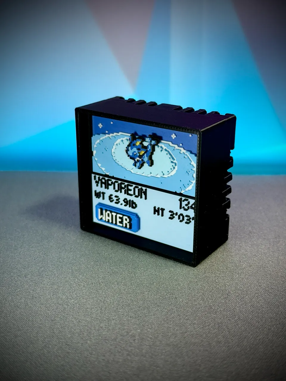 Vaporeon real printed model - angle view