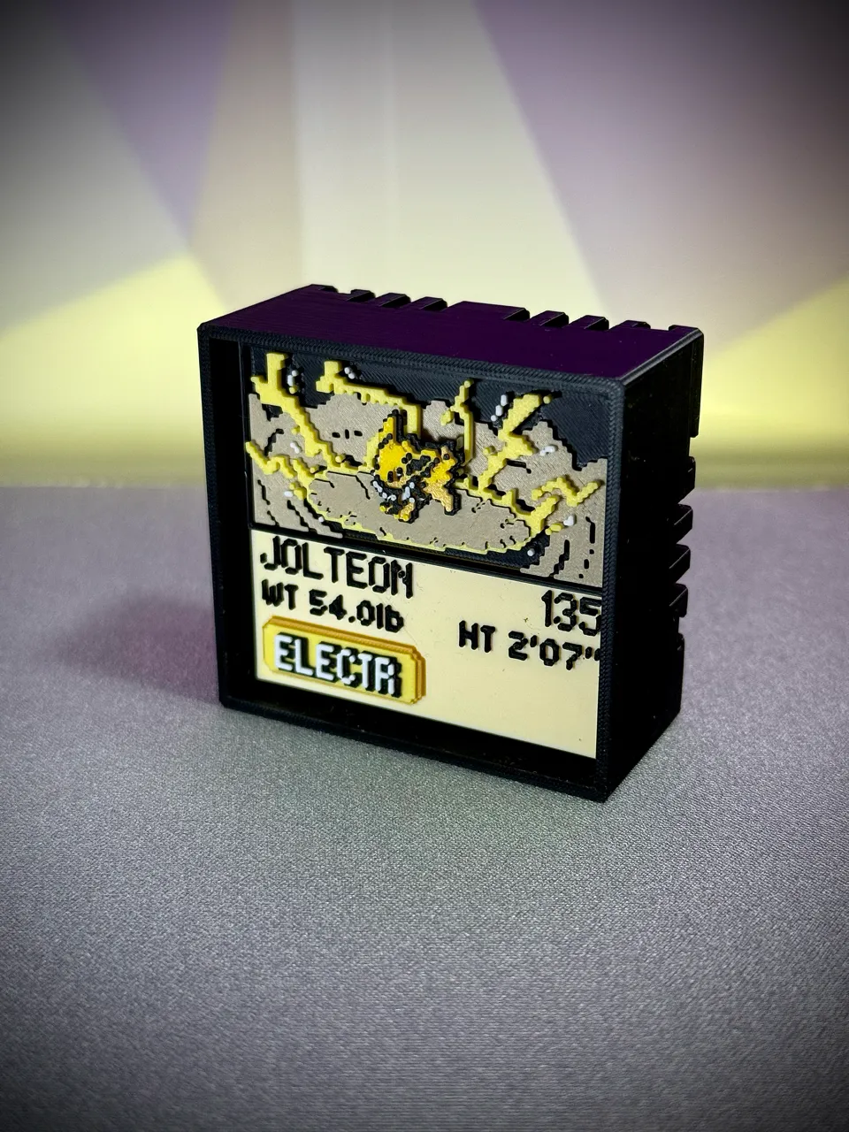 Jolteon real printed model - angle view